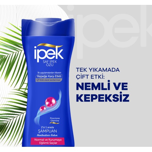İpek Kepeğe Karşı Etkili Normal ve Kurumaya Eğilimli Saçlar için Şampuan 480 ml